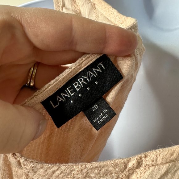 Lane Bryant Peach Colored Tank Size 20 - Picture 5 of 5